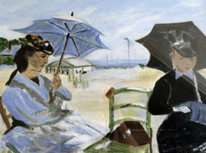 On the beach of Trouville II