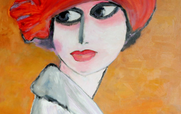 Girl in the red hat